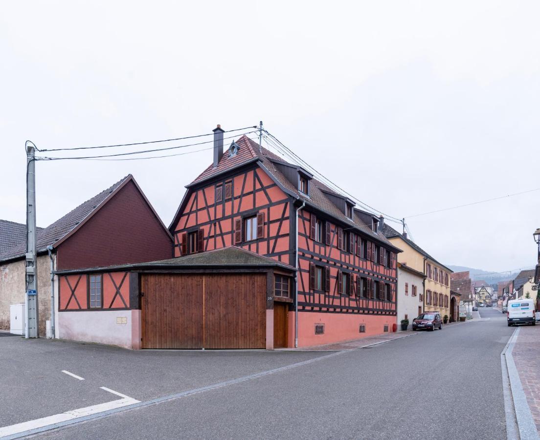 A L'Oree Des Vignes, Gite Classe 3 Etoiles Au Centre De La Route Des Vins D'Alsace Orschwiller Ngoại thất bức ảnh