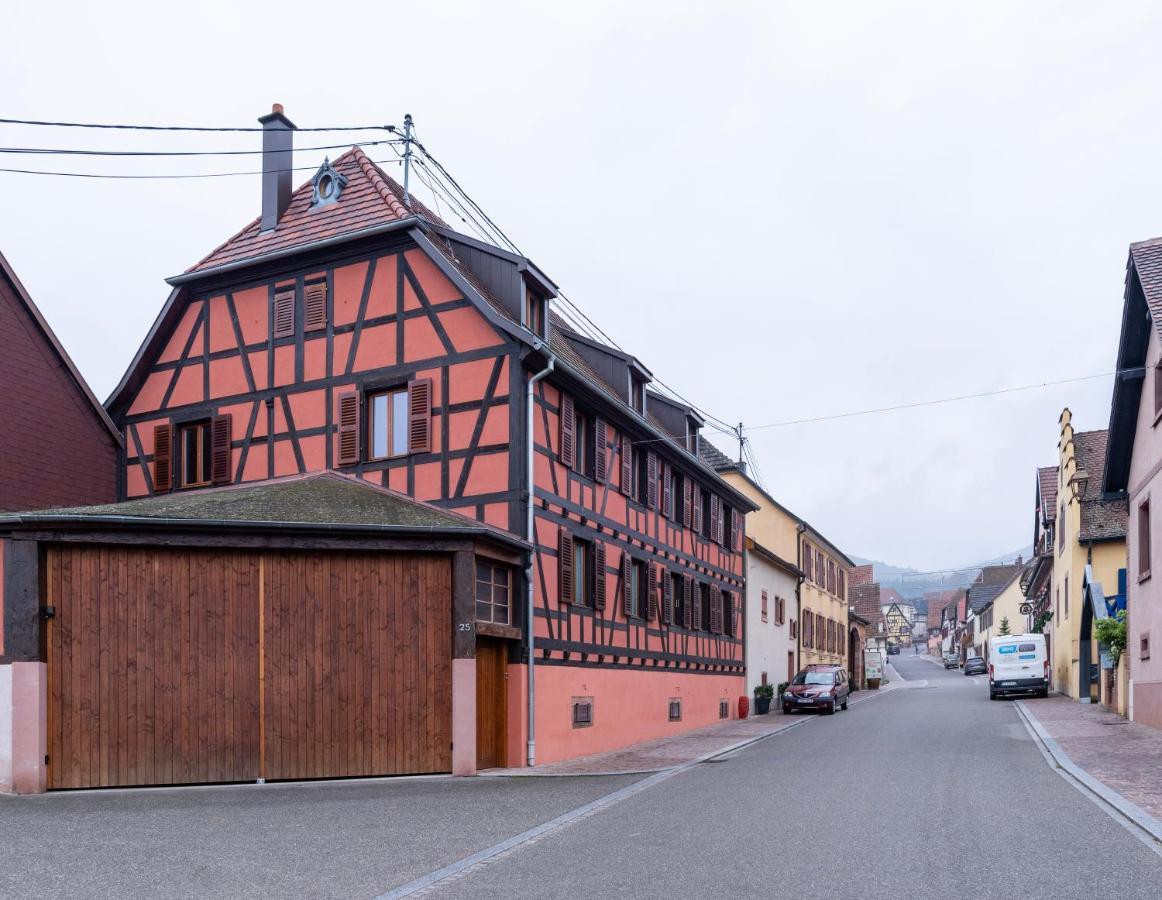 A L'Oree Des Vignes, Gite Classe 3 Etoiles Au Centre De La Route Des Vins D'Alsace Orschwiller Ngoại thất bức ảnh